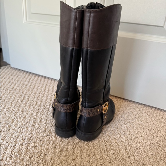Girls Micheal Kors riding boots size 12 - Picture 7 of 8
